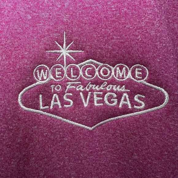 Landway Welcome To Fabulous Las Vegas Full Zip Hoodie Womens Size XL Pink NWT - Picture 4 of 11